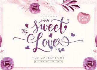 Sweet Love Calligraphy Font