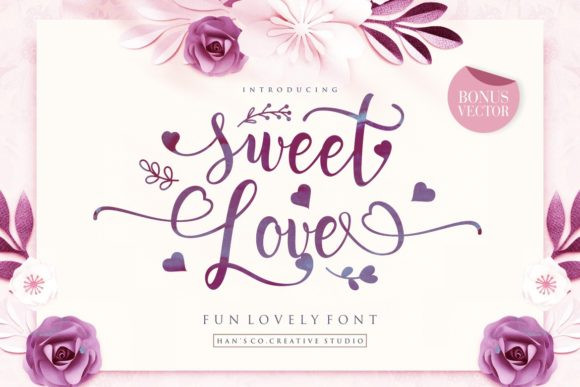 Sweet Love Calligraphy Font Befonts Com