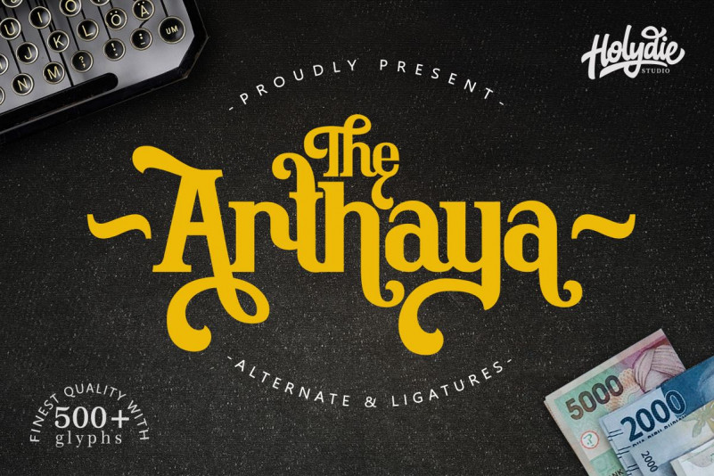 The Arthaya Display Font