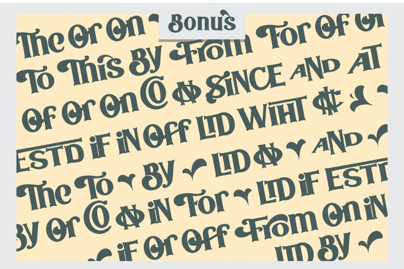 Bodbug Typeface