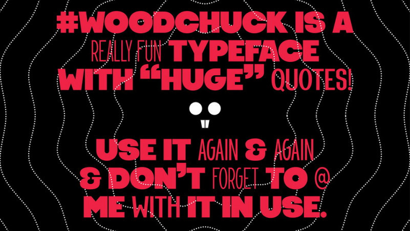 Woodchuck Font Family