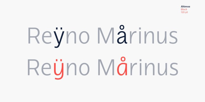 Ahimsa Sans Font Family