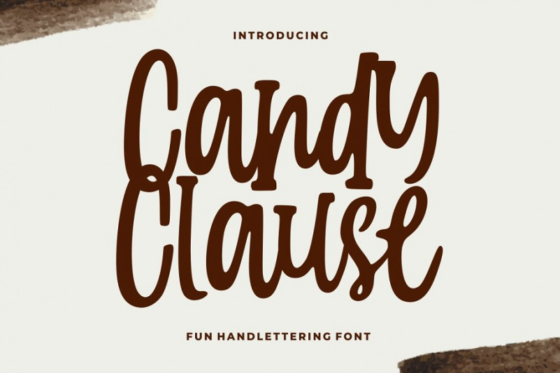 Candy Clauseis Handlettering Font
