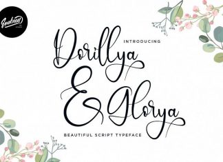 Dorillya & Glorya Script Font