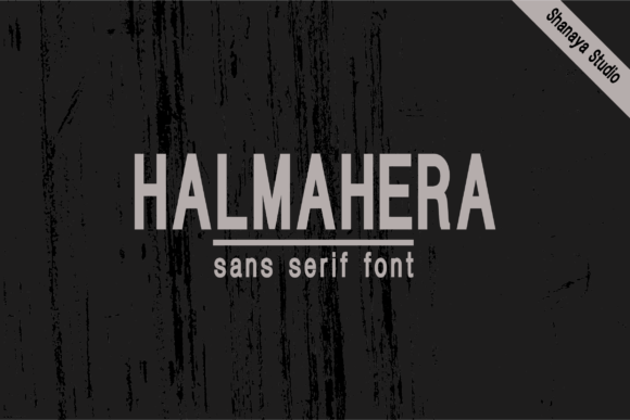 Halmahera Sans Serif Font Demo