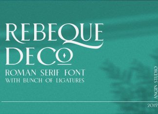Rebeque Deco Serif Font