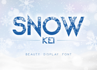 Snow Kei Typeface