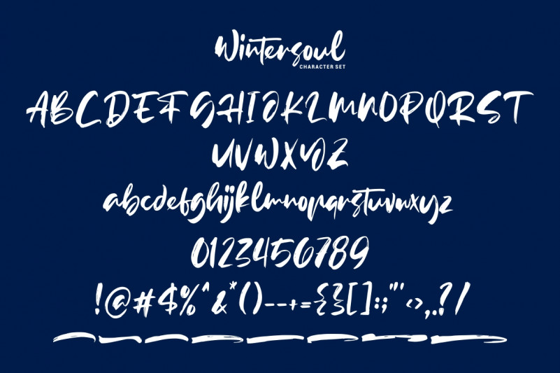 Wintersoul Brush Font