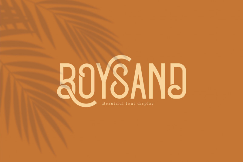 Boysand Display Font
