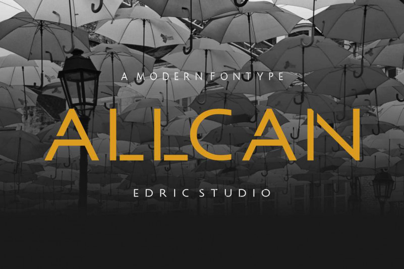 Allcan Modern Font