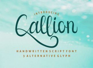 Callion Calligraphy Font