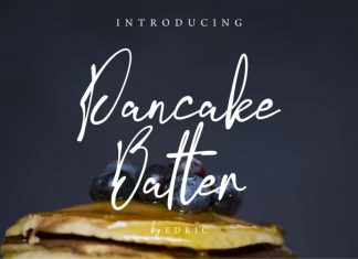 Pancake Batter Script Font