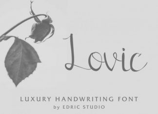 Lovic Handwriting Font