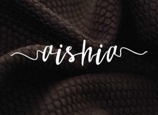 Aishia Script Font