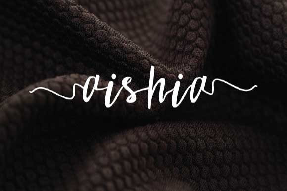 Aishia Script Font