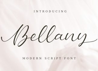Bellany - Modern Script Font