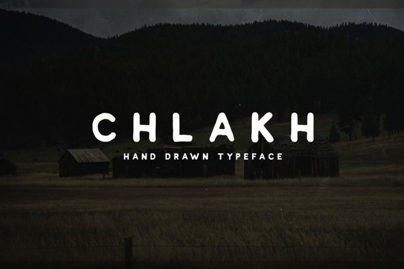 Chlakh - Hand Drawn Font