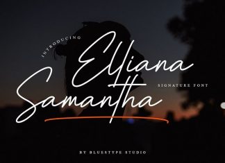 Elliana Samantha Signature Font