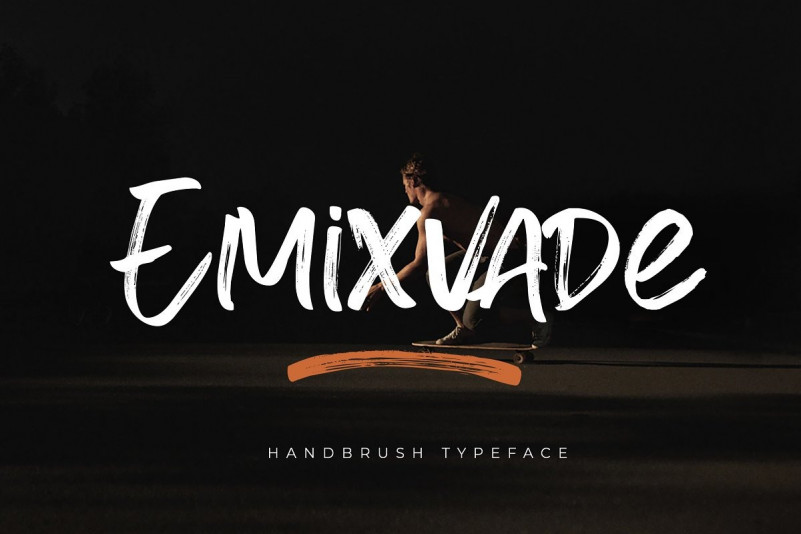 Emixvade Brush Font