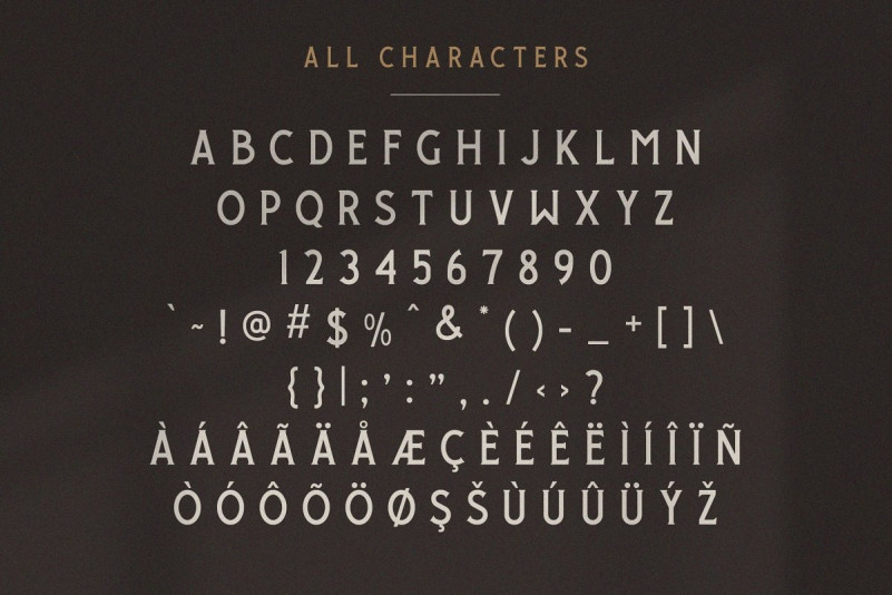 Giroud - Condensed Serif Font