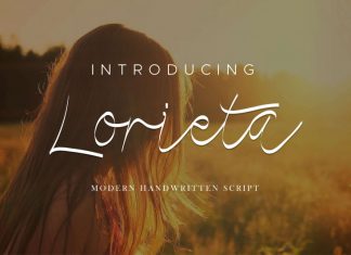 Lorieta Handwritting Font