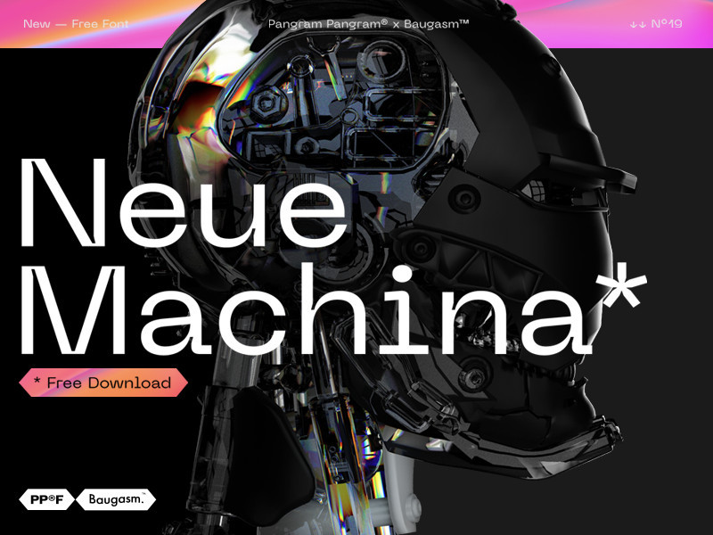 Download Neue Machina Font Family Befonts Com PSD Mockup Templates