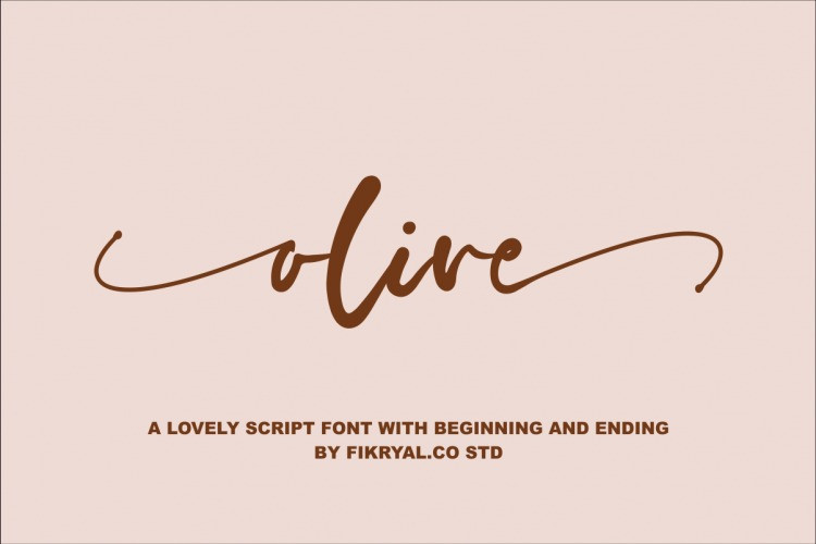 Olive Leaf Font