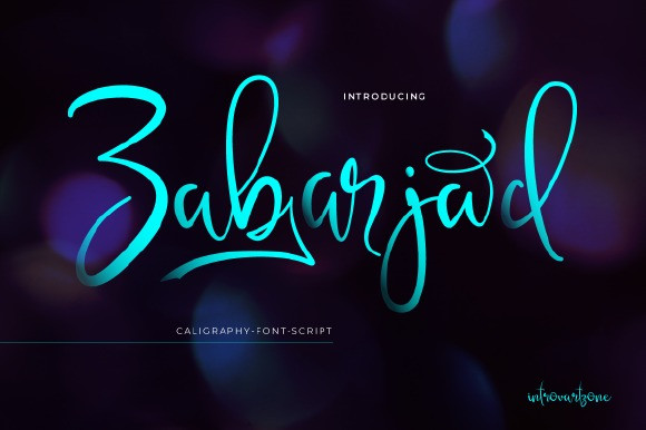 Zabarjad Calligraphy Font