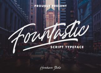 Fountastic Script Font