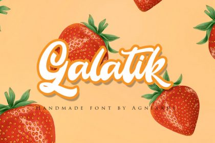 Galatik Script Font