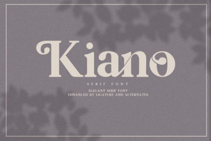 Kiano Serif Font