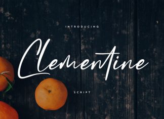 Clementine Script Font