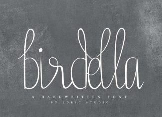 Birdella Calligraphy Font