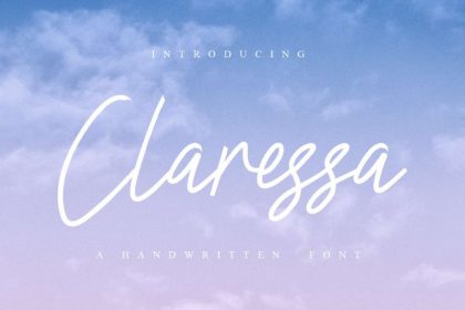 Claressa Handwriting Font