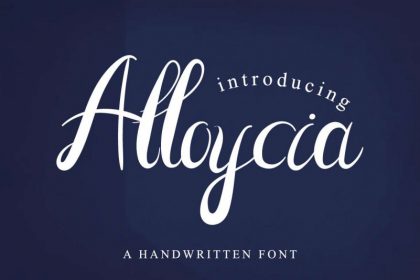 Alloycia Calligraphy Font