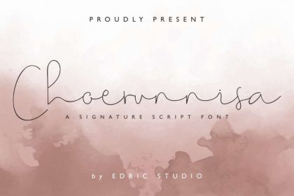 Choerunnisa Signature Font