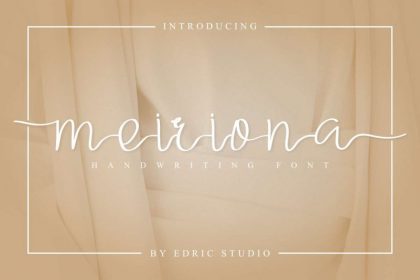 Meiriona Handwriting Font
