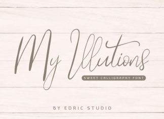 My Illutions Calligraphy Font