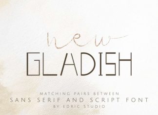 New Gladish Font Duo