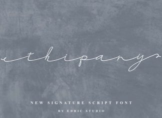 Thipany Signature Font