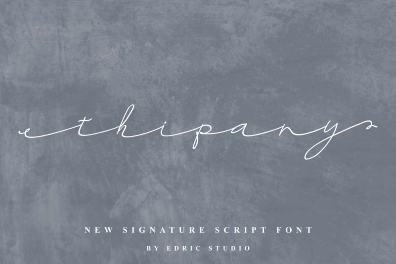 Thipany Signature Font