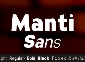 Manti Sans Font Family