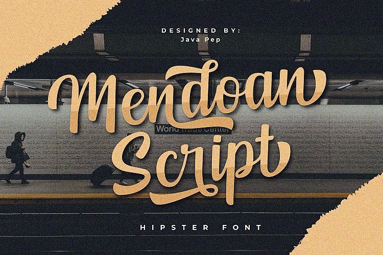 Mendoan Script Font