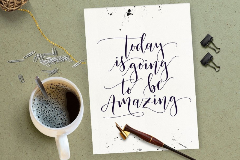 Mustica Script Font