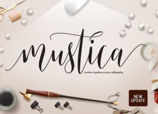 Mustica Script Font