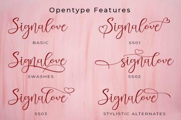 Signalove Calligraphy Font