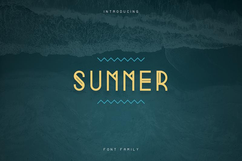 Summer Display Font