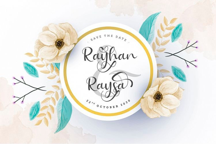 Syakira Calligraphy Font