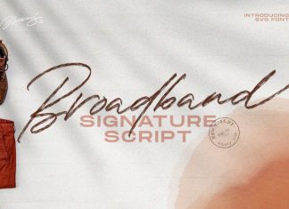 The Broadband Script Font