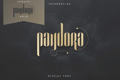 Pandora Display Font